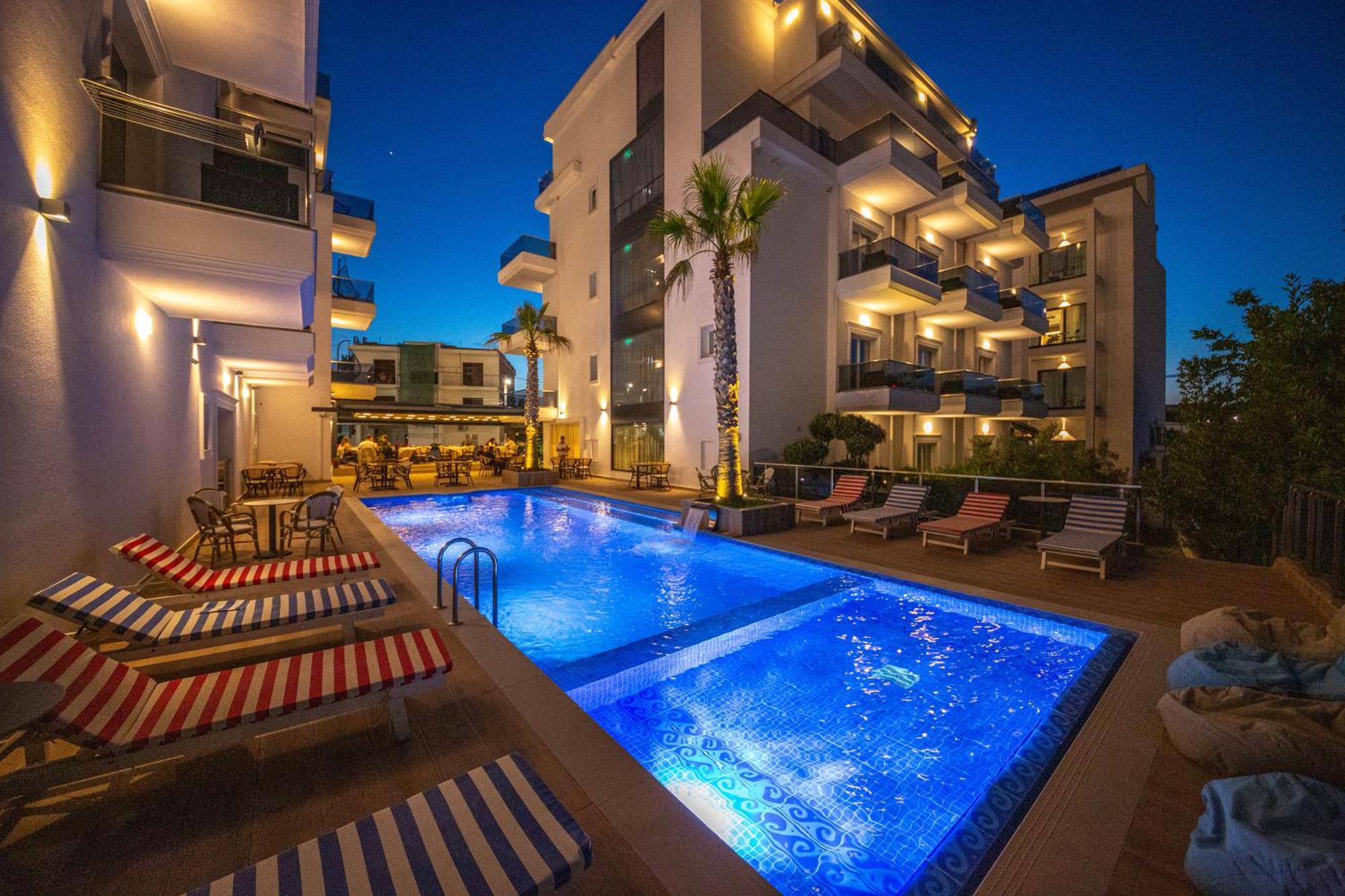 Hotel Sole Mare Ksamil Exteriör bild